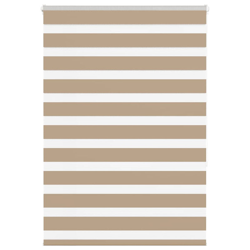 Load image into Gallery viewer, Vidaxl zebra blind 110x150 cm stofbreedte 105,9 cm polyester zandbruin