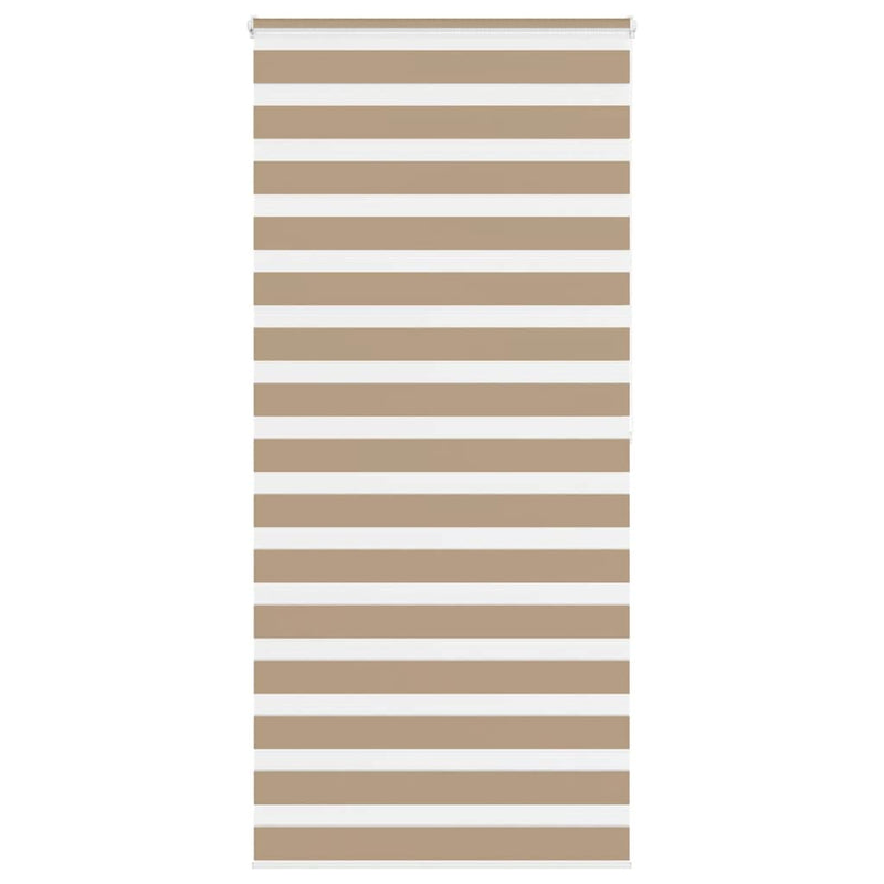 Load image into Gallery viewer, Vidaxl zebra blind 115x200 cm stofbreedte 110,9 cm polyester zandbruin