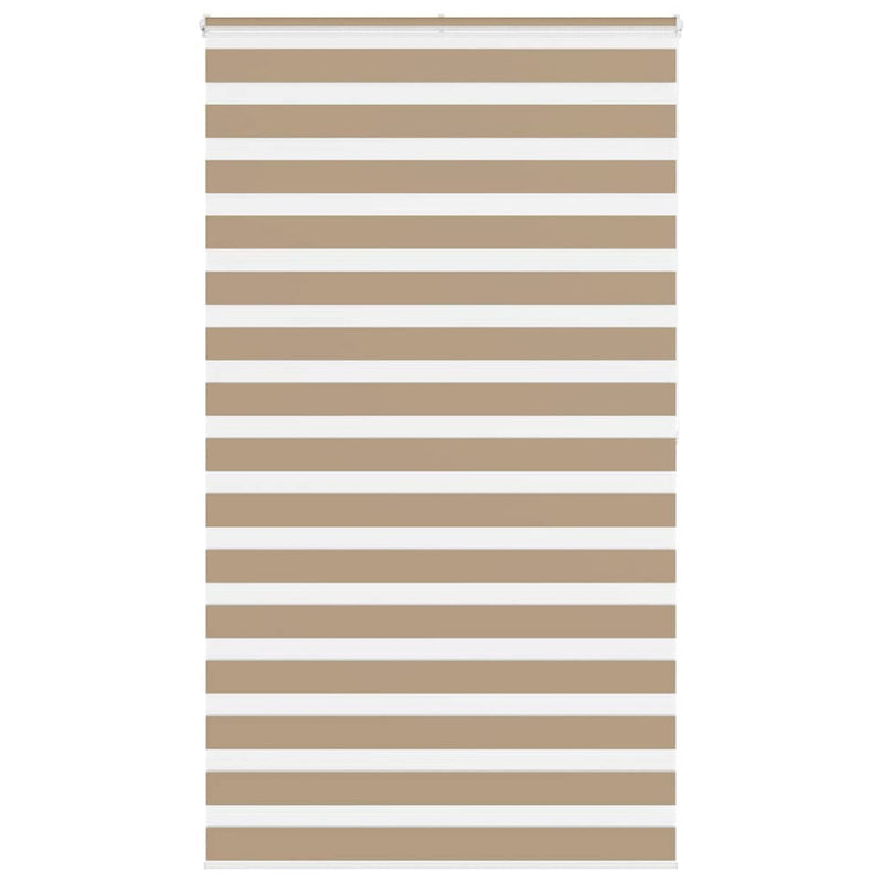 Load image into Gallery viewer, Vidaxl zebra blind 130x200 cm stofbreedte 125,9 cm polyester zandbruin