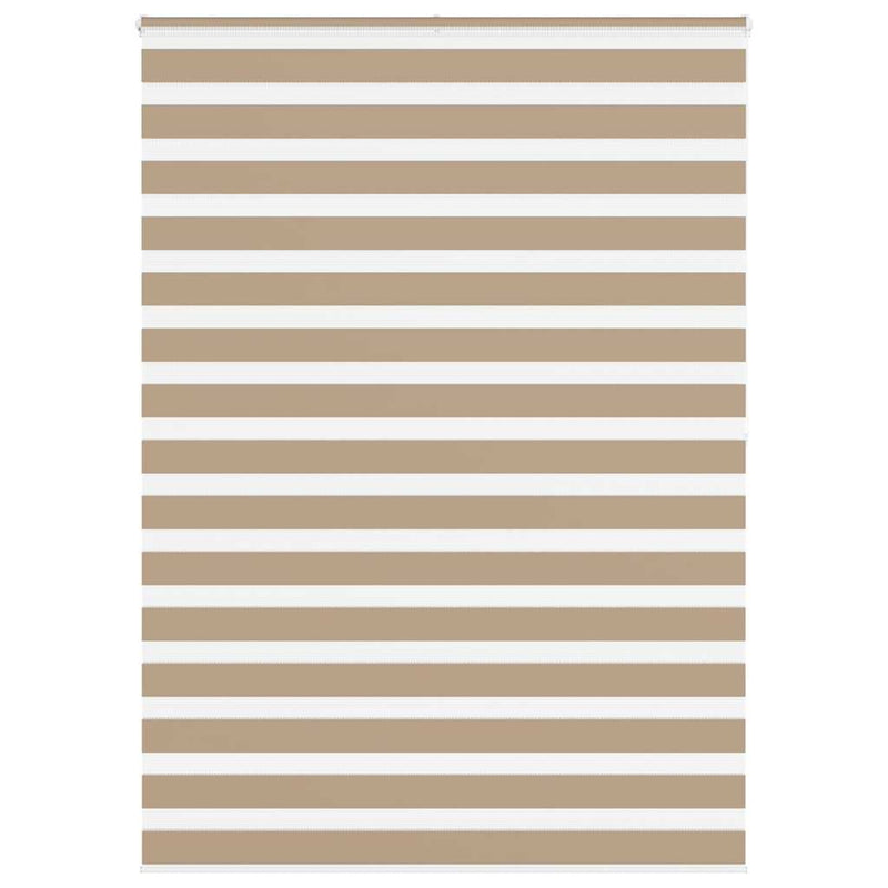 Load image into Gallery viewer, Vidaxl zebra blind 155x200 cm stofbreedte 150,9 cm polyester zandbruin