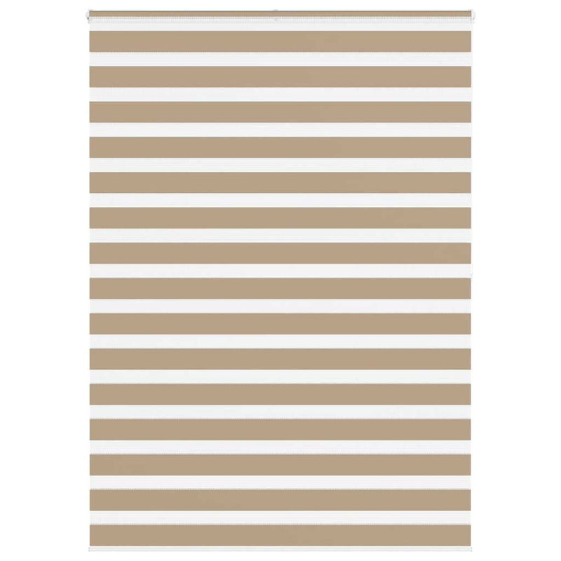 Load image into Gallery viewer, Vidaxl zebra blind 165x200 cm stofbreedte 160,9 cm polyester zandbruin