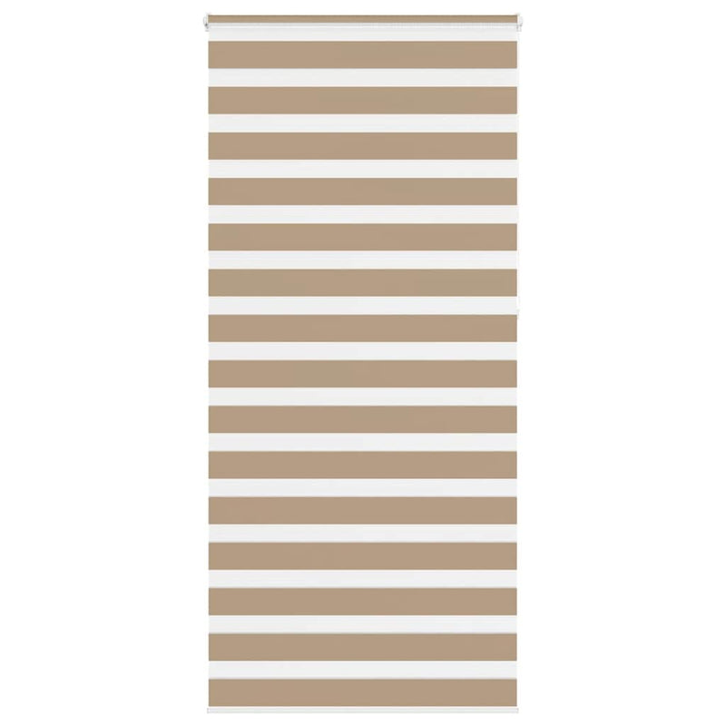 Load image into Gallery viewer, Vidaxl zebra blind 110x230 cm stofbreedte 105,9 cm polyester zandbruin