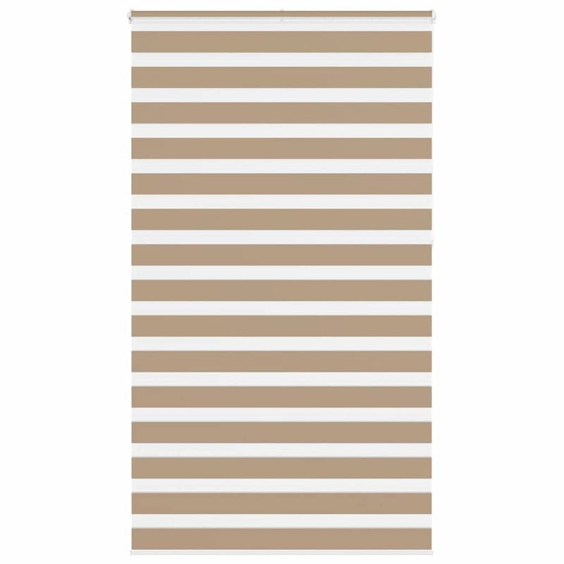 Load image into Gallery viewer, Vidaxl zebra blind 135x230 cm stofbreedte 130,9 cm polyester zandbruin