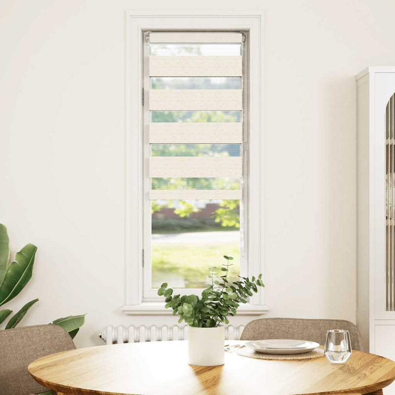 Load image into Gallery viewer, Vidaxl zebra rolgordijn 45x100 cm stofbreedte 40,9 cm marmerbeige