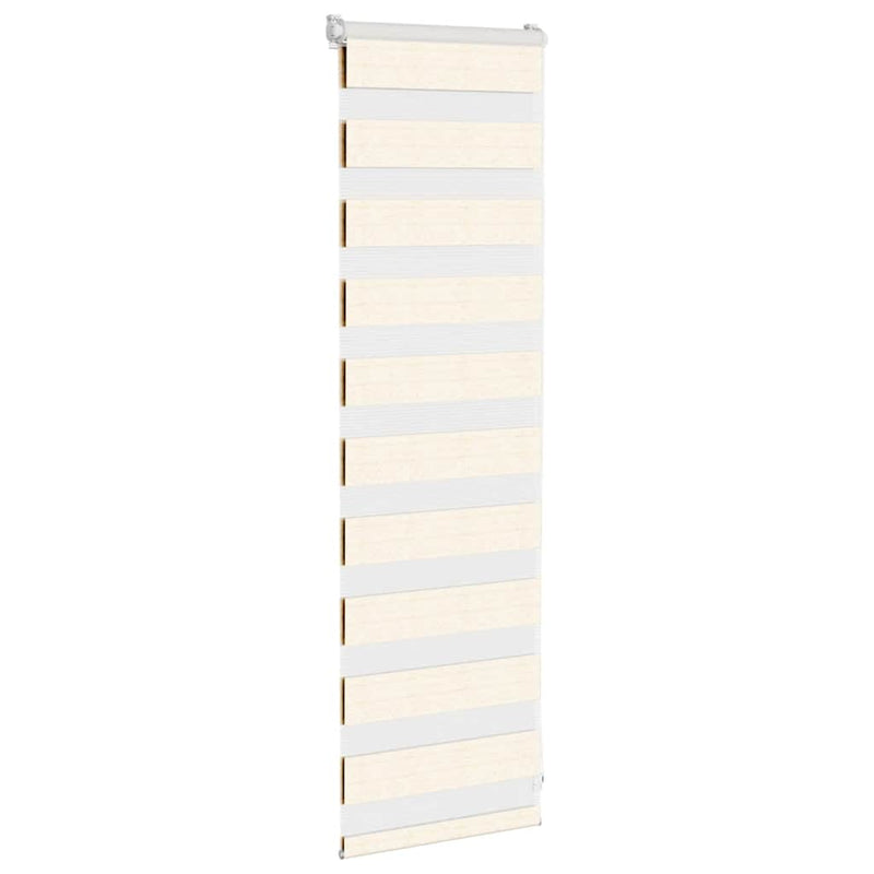 Load image into Gallery viewer, Vidaxl zebra rolgordijn 50x100 cm stofbreedte 45,9cm marmerbeige