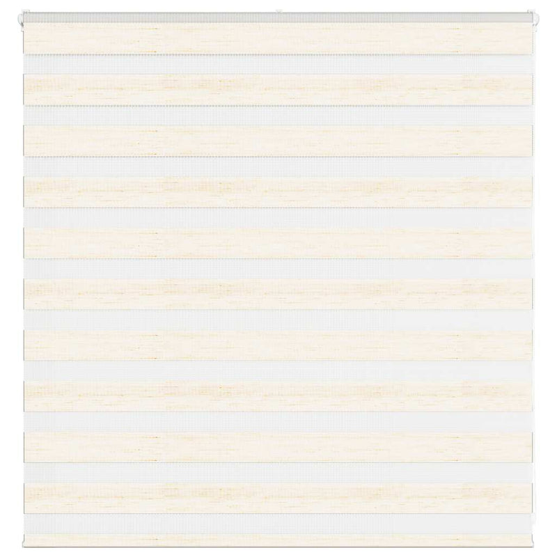 Load image into Gallery viewer, Vidaxl zebra rolgordijn 140x100 cm stofbreedte 135,9 cm marmerbeige