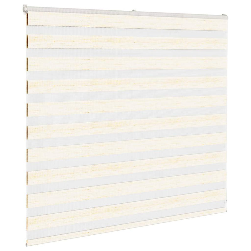 Load image into Gallery viewer, Vidaxl zebra rolgordijn 155x100 cm stofbreedte 150,9 cm marmerbeige