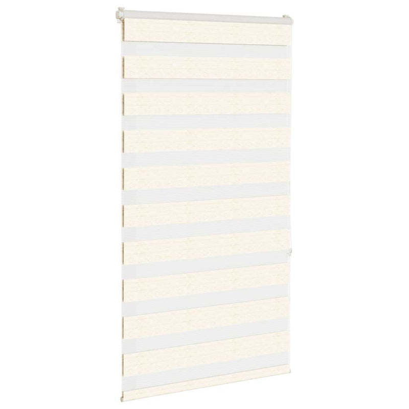 Load image into Gallery viewer, Vidaxl zebra rolgordijn 85x150 cm stofbreedte 80,9 cm marmerbeige