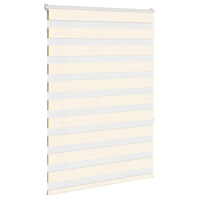 Load image into Gallery viewer, Vidaxl zebra rolgordijn 115x150 cm stofbreedte 110,9 cm marmerbeige