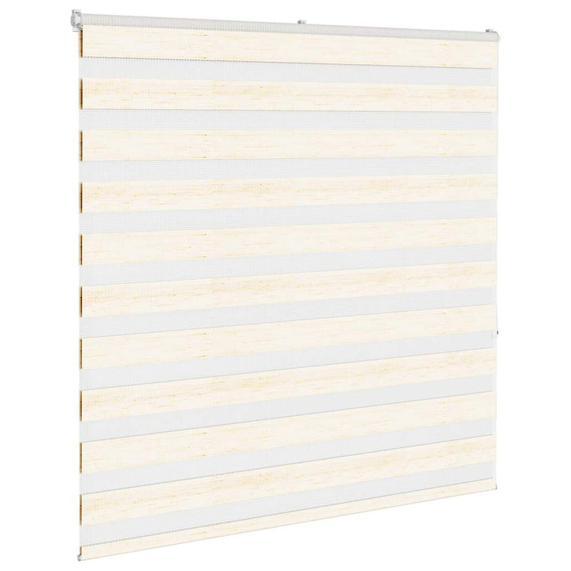 Load image into Gallery viewer, Vidaxl zebra rolgordijn 150x150 cm stofbreedte 145,9cm marmerbeige