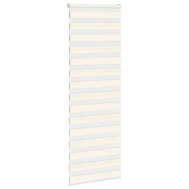 Load image into Gallery viewer, Vidaxl zebra blind 80x230 cm stofbreedte 75,9 cm polyester marmerbeige