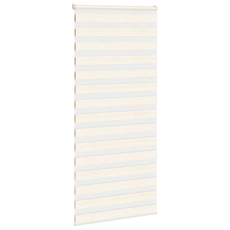 Load image into Gallery viewer, Vidaxl zebra rolgordijn 95x230 cm stofbreedte 90,9 cm marmerbeige