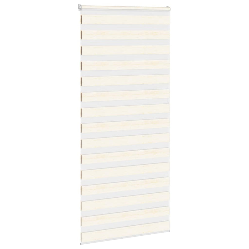 Load image into Gallery viewer, Vidaxl zebra rolgordijn 100x230 cm stofbreedte 95,9 cm marmerbeige