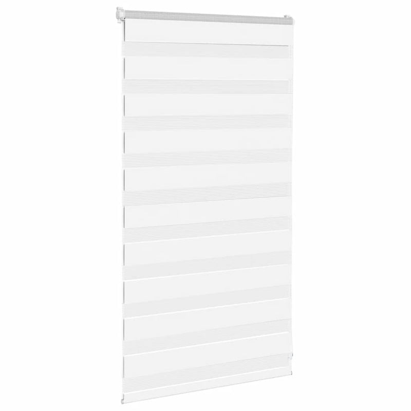 Load image into Gallery viewer, Vidaxl zebra blind 85x100 cm stofbreedte 80,9 cm polyester wit
