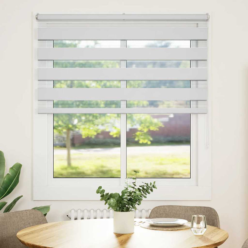 Load image into Gallery viewer, Vidaxl zebra blind 120x100 cm stofbreedte 115,9 cm polyester wit