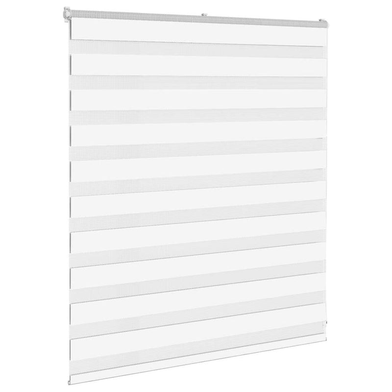 Load image into Gallery viewer, Vidaxl zebra blind 120x100 cm stofbreedte 115,9 cm polyester wit