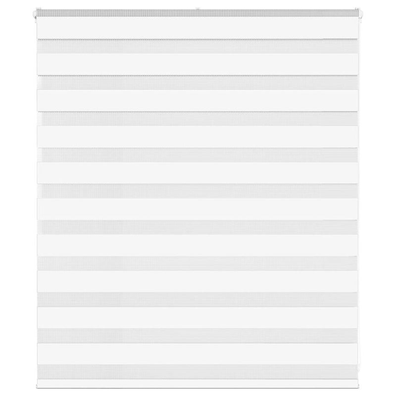 Load image into Gallery viewer, Vidaxl zebra blind 130x100 cm stofbreedte 125,9 cm polyester wit