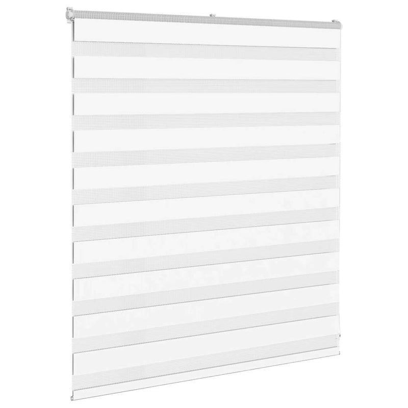 Load image into Gallery viewer, Vidaxl zebra blind 130x100 cm stofbreedte 125,9 cm polyester wit