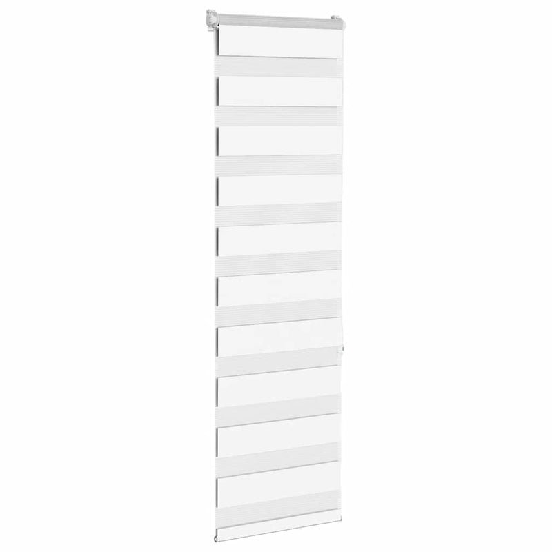 Load image into Gallery viewer, Vidaxl zebra rolgordijn 45x150 cm stofbreedte 40,9 cm polyester wit