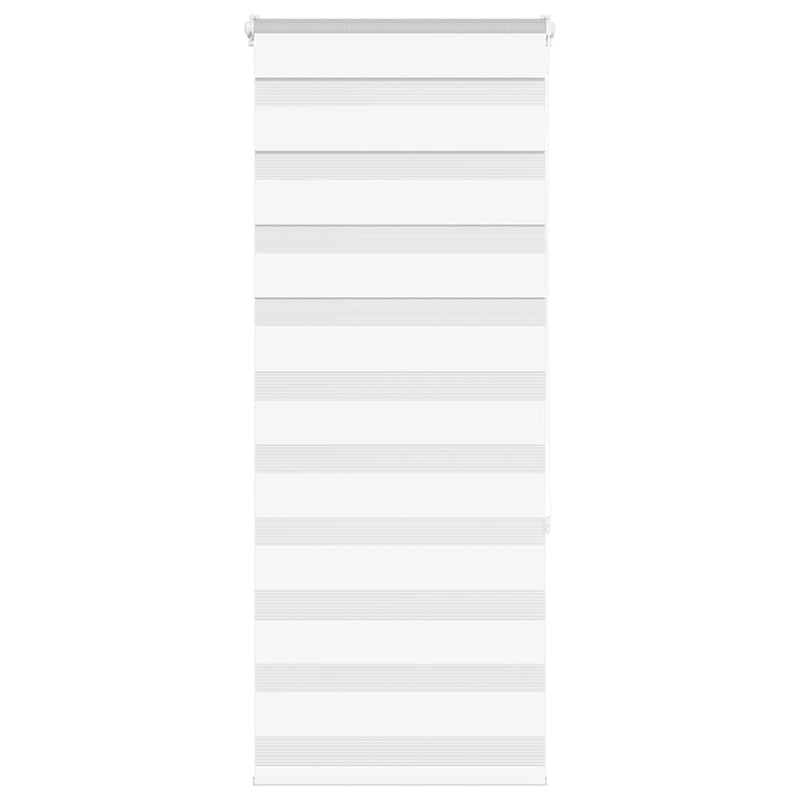 Load image into Gallery viewer, Vidaxl zebra rolgordijn 55x150 cm stofbreedte 50,9 cm polyester wit