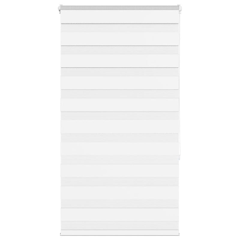 Load image into Gallery viewer, Vidaxl zebra rolgordijn 75x150 cm stofbreedte 70,9 cm polyester wit