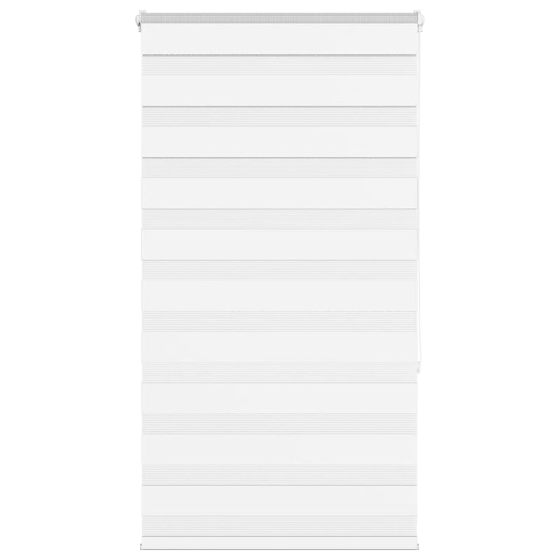 Load image into Gallery viewer, Vidaxl zebra rolgordijn 85x150 cm stofbreedte 80,9 cm polyester wit