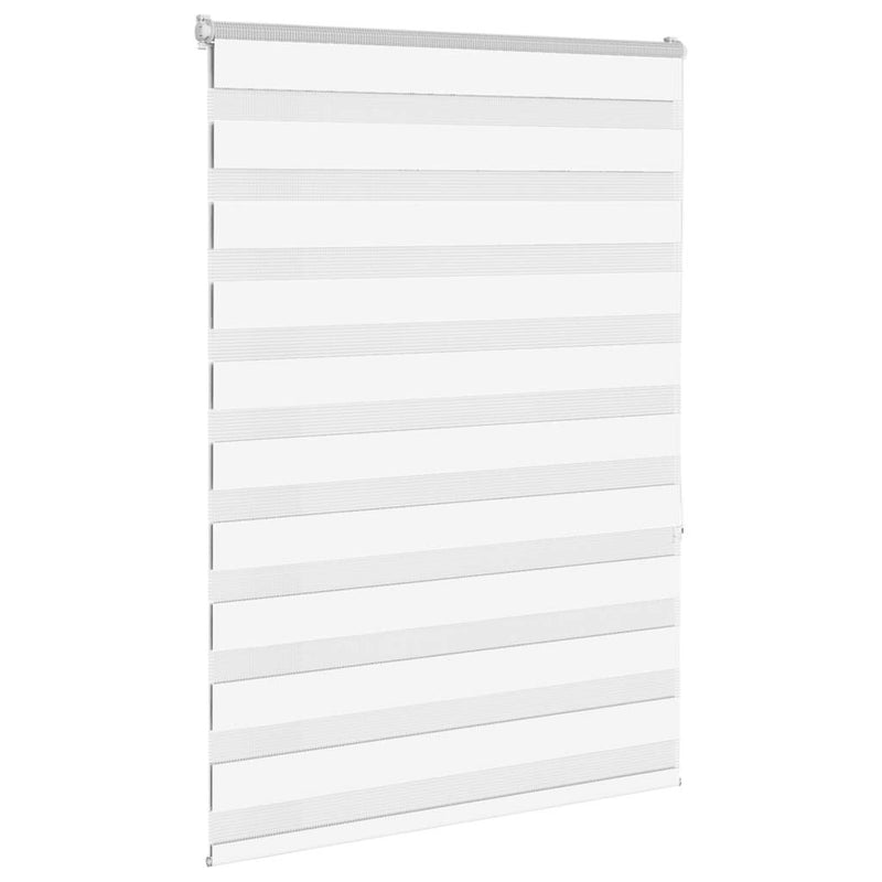 Load image into Gallery viewer, Vidaxl zebra rolgordijn 95x150 cm stofbreedte 90,9 cm polyester wit