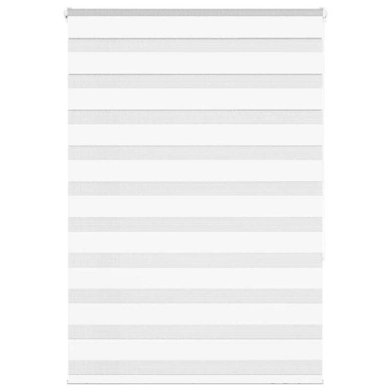 Load image into Gallery viewer, Vidaxl zebra rolgordijn 105x150 cm stofbreedte 100,9cm polyester wit
