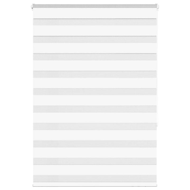 Load image into Gallery viewer, Vidaxl zebra rolgordijn 110x150 cm stofbreedte 105,9cm polyester wit