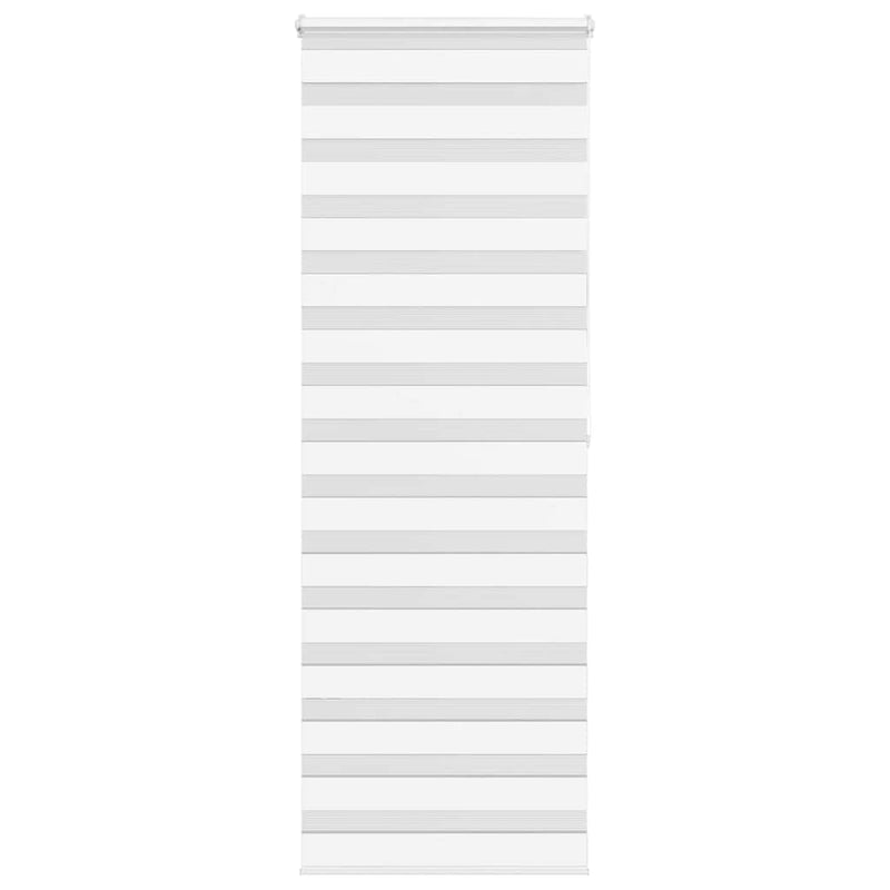 Load image into Gallery viewer, Vidaxl zebra rolgordijn 80x200 cm stofbreedte 75,9 cm polyester wit