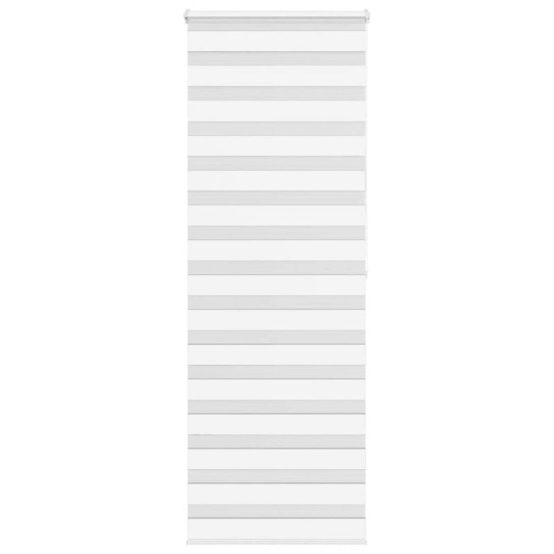 Load image into Gallery viewer, Vidaxl zebra rolgordijn 85x200 cm stofbreedte 80,9 cm polyester wit
