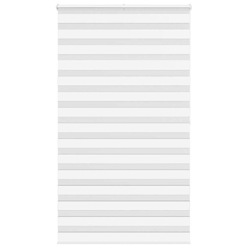 Load image into Gallery viewer, Vidaxl zebra rolgordijn 125x200 cm stofbreedte 120,9cm polyester wit