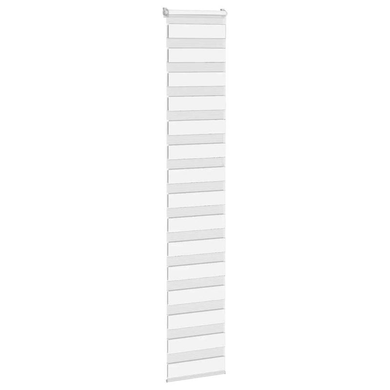 Load image into Gallery viewer, Vidaxl zebra rolgordijn 50x230 cm stofbreedte 45,9cm polyester wit