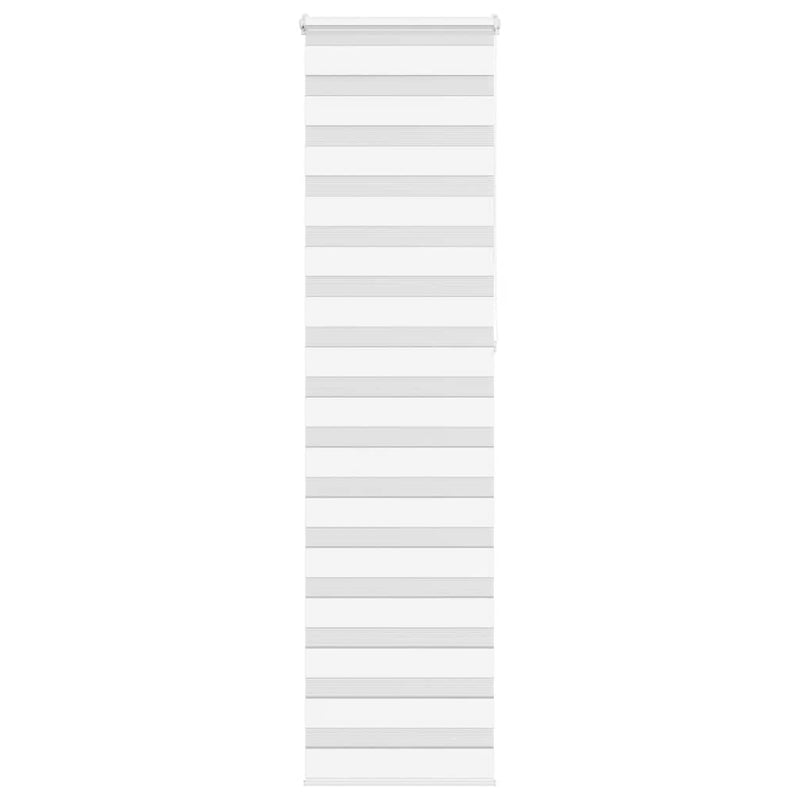 Load image into Gallery viewer, Vidaxl zebra rolgordijn 55x230 cm stofbreedte 50,9 cm polyester wit