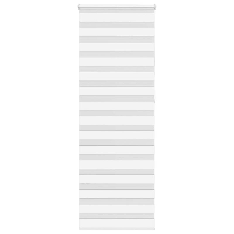 Load image into Gallery viewer, Vidaxl zebra rolgordijn 75x230 cm stofbreedte 70,9 cm polyester wit
