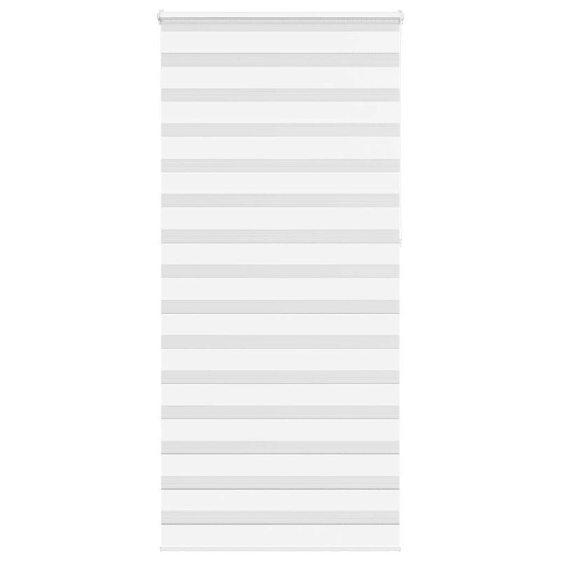 Load image into Gallery viewer, Vidaxl zebra rolgordijn 95x230 cm stofbreedte 90,9 cm polyester wit