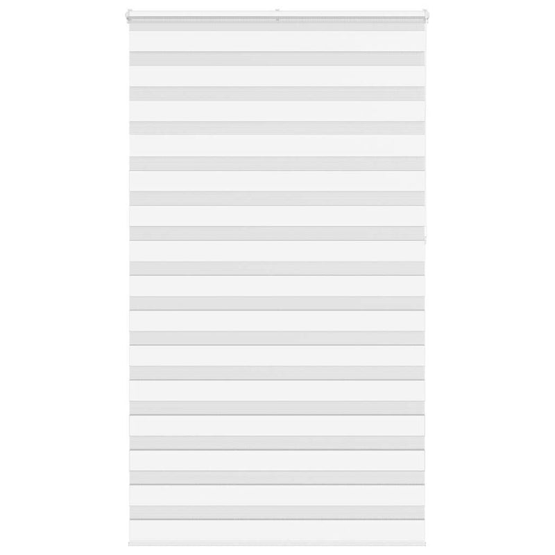 Load image into Gallery viewer, Vidaxl zebra rolgordijn 125x230 cm stofbreedte 120,9cm polyester wit