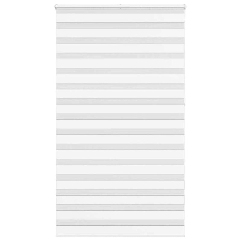 Load image into Gallery viewer, Vidaxl zebra rolgordijn 135x230 cm stofbreedte 130,9cm polyester wit