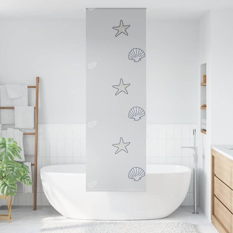 Load image into Gallery viewer, Vidaxl doucherolgordijn 60x240 cm stofbreedte 56 cm