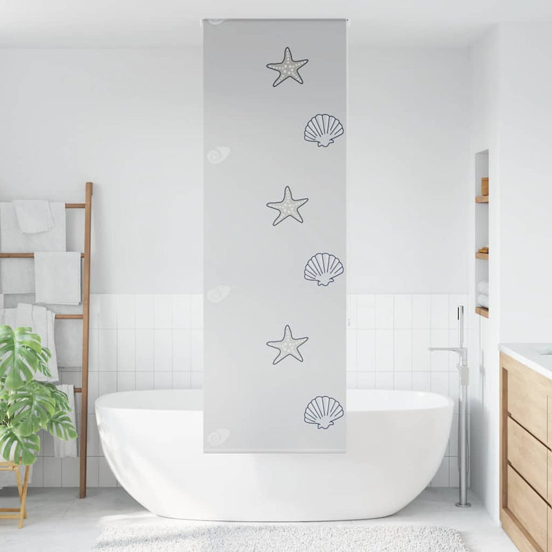 Load image into Gallery viewer, Vidaxl doucherolgordijn 70x240 cm stofbreedte 66 cm