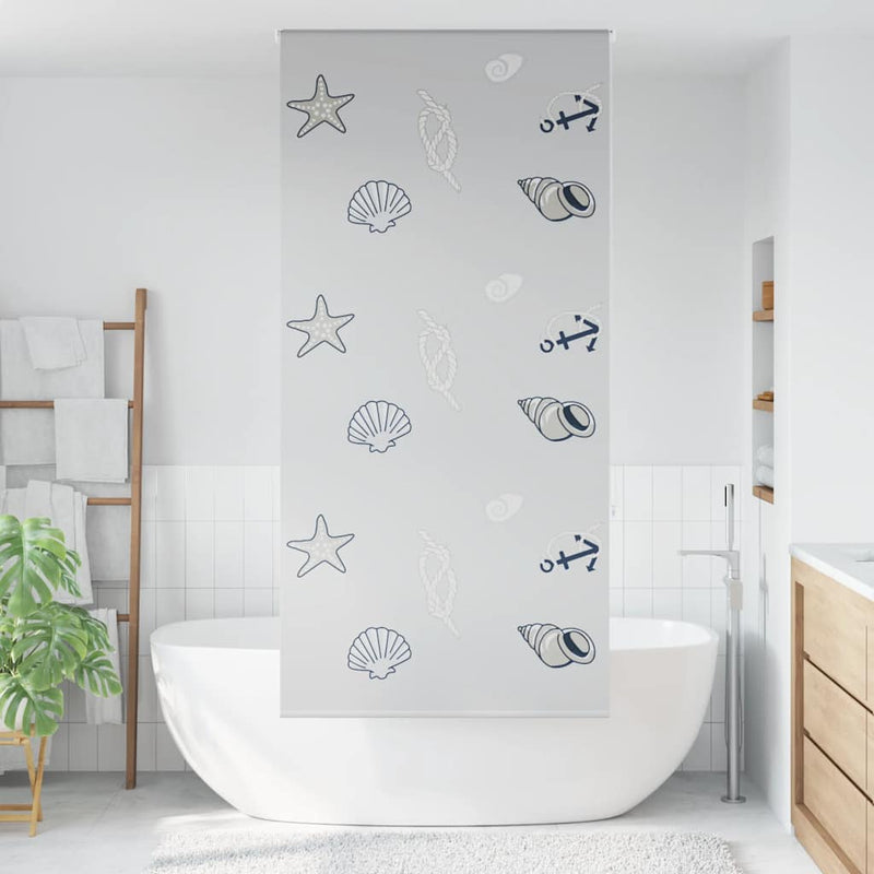 Load image into Gallery viewer, Vidaxl doucherolgordijn 100x240 cm stofbreedte 96 cm