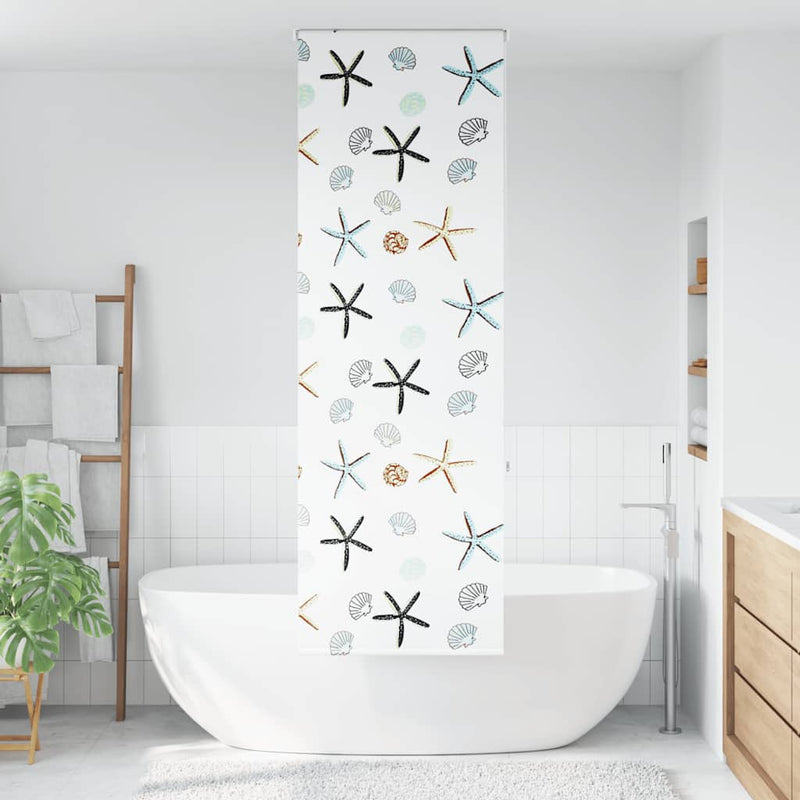 Load image into Gallery viewer, Vidaxl doucherolgordijn 70x240 cm stofbreedte 66 cm