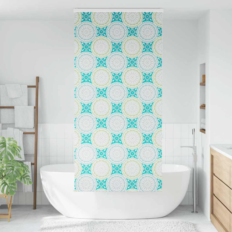 Load image into Gallery viewer, Vidaxl doucherolgordijn met cassette 110x240 cm stofbreedte 106 cm