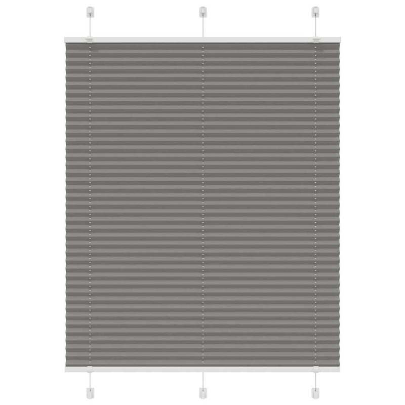 Load image into Gallery viewer, Vidaxl plissé rolgordijn 110x100 cm stofbreedte 109,4 cm antraciet