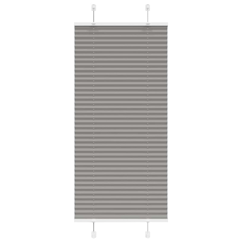 Load image into Gallery viewer, Vidaxl plissé rolgordijn 55x150 cm stofbreedte 54,4 cm antraciet