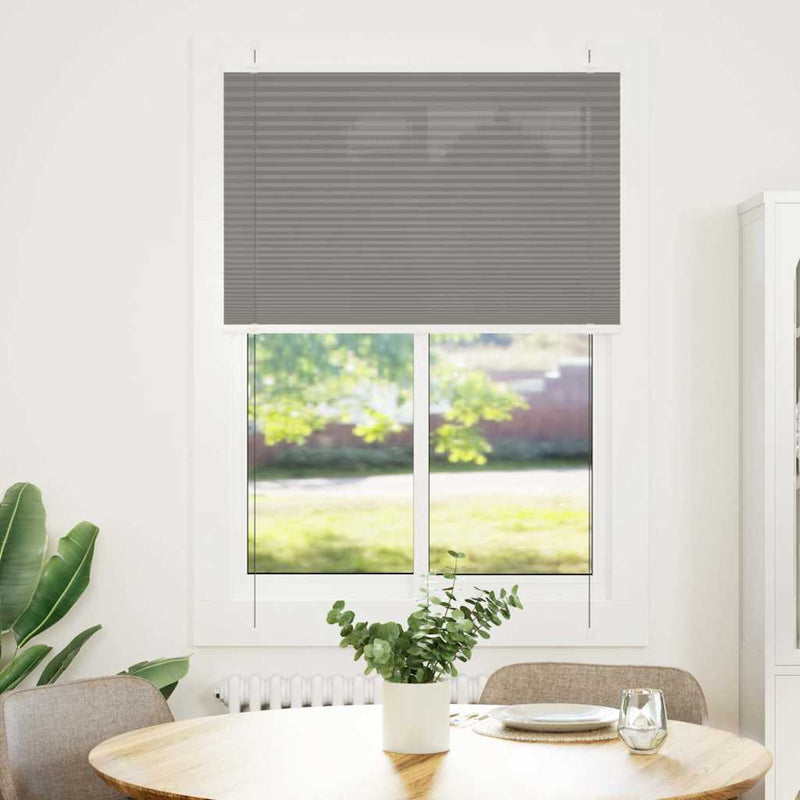 Load image into Gallery viewer, Vidaxl plissé rolgordijn 95x150 cm stofbreedte 94,4 cm antraciet