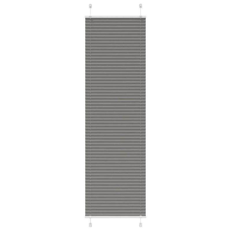 Load image into Gallery viewer, Vidaxl plissé rolgordijn 55x200 cm stofbreedte 54,4 cm antraciet