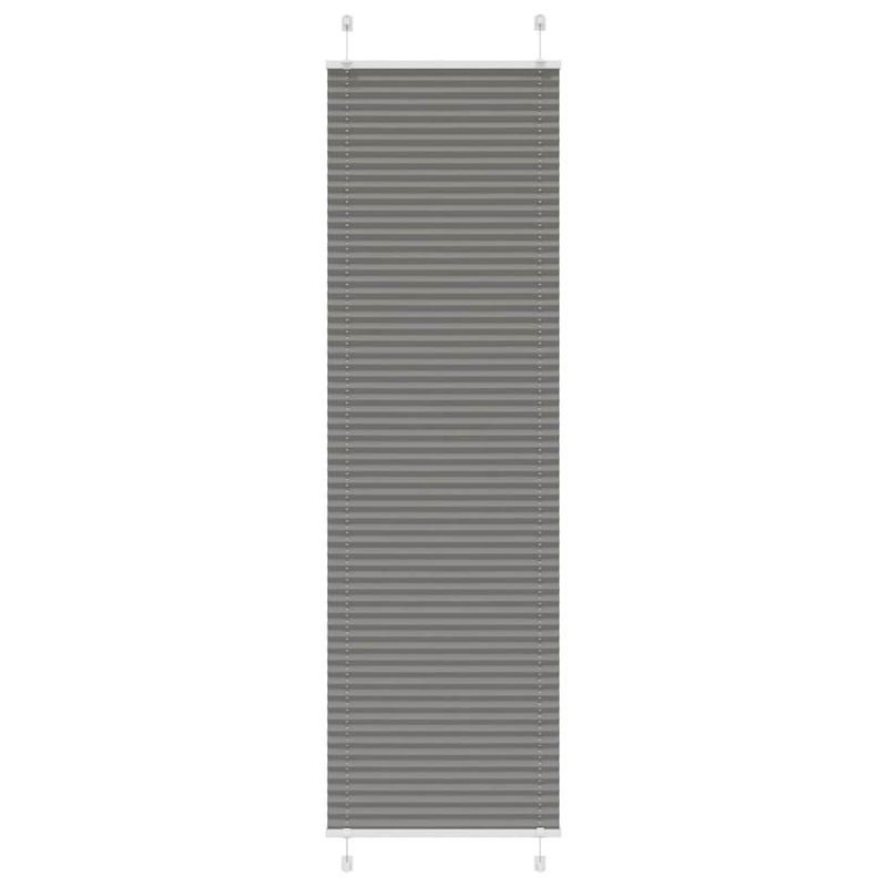 Load image into Gallery viewer, Vidaxl plissé rolgordijn 60x200 cm stofbreedte 59,4 cm antraciet