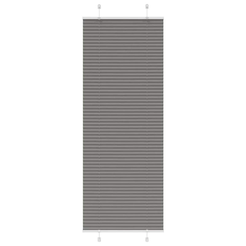 Load image into Gallery viewer, Vidaxl plissé rolgordijn 75x200 cm stofbreedte 74,4 cm antraciet
