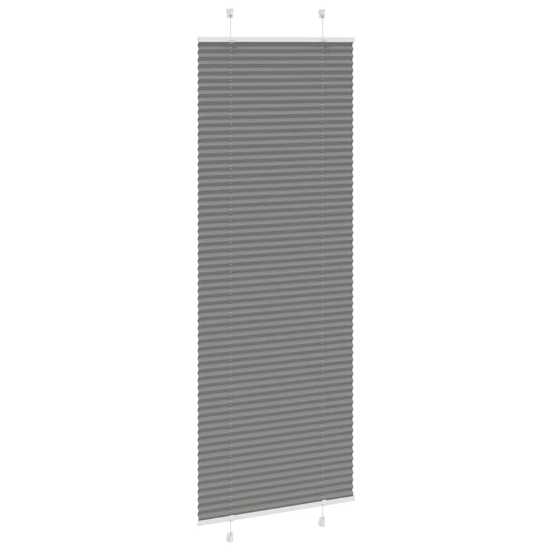 Load image into Gallery viewer, Vidaxl plissé rolgordijn 80x200 cm stofbreedte 79,4 cm antraciet